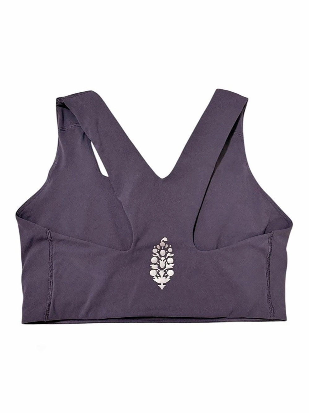 Free People Good Karma Square Neck Bra Purple Crop Top
